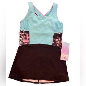 Girls Ivivva by Lululemon athletica tank top NWT size 14